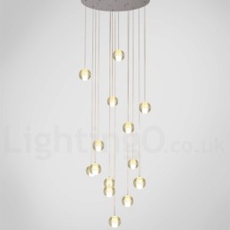 Creative Engineering Stage Meteorer Crystal Ball Pendant Light