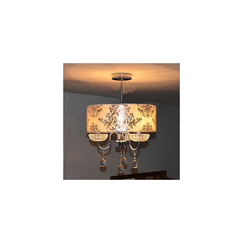 Modern Contemporary Crystal Electroplated Chandelier