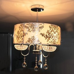 Modern Contemporary Crystal Electroplated Chandelier