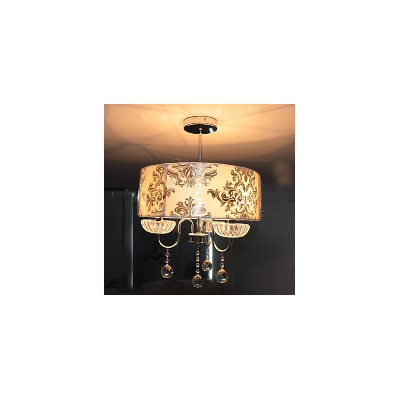 Modern Contemporary Crystal Electroplated Chandelier