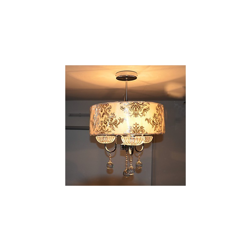 Modern Contemporary Crystal Electroplated Chandelier