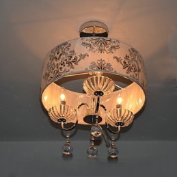 Modern Contemporary Crystal Electroplated Chandelier