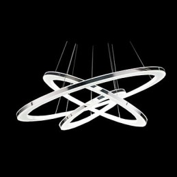 Modern Pendant Light 3 Rings Pendant Lamp Acrylic