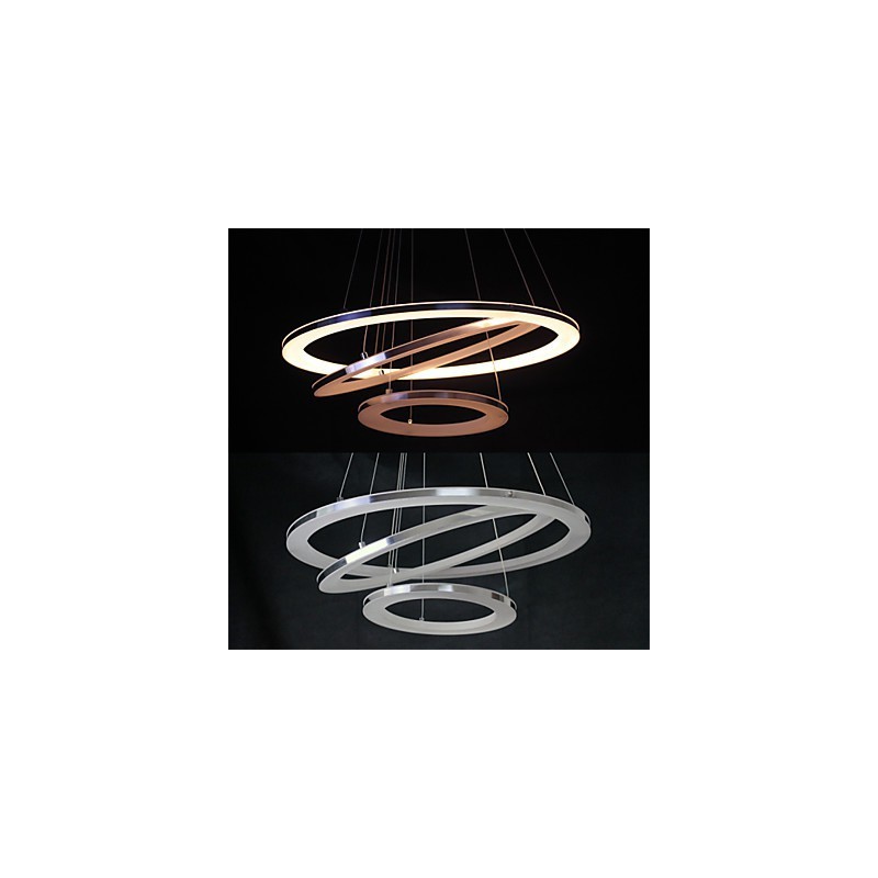 Modern Pendant Light 3 Rings Pendant Lamp Acrylic