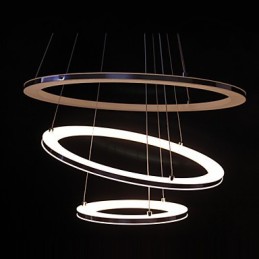 Modern Pendant Light 3 Rings Pendant Lamp Acrylic