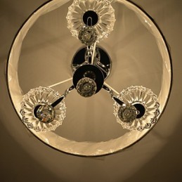 Modern Contemporary Crystal Electroplated Chandelier