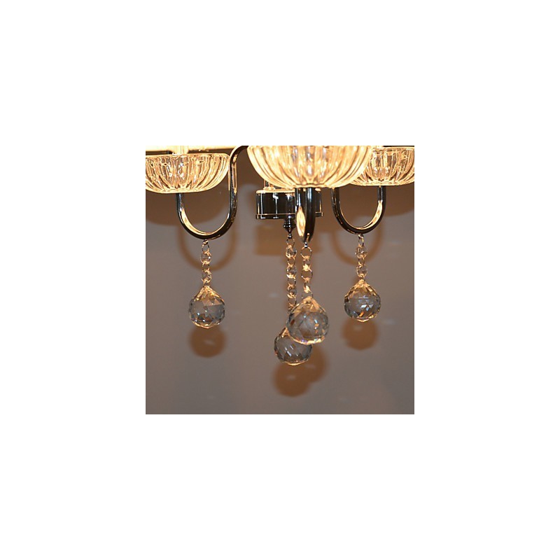 Modern Contemporary Crystal Electroplated Chandelier