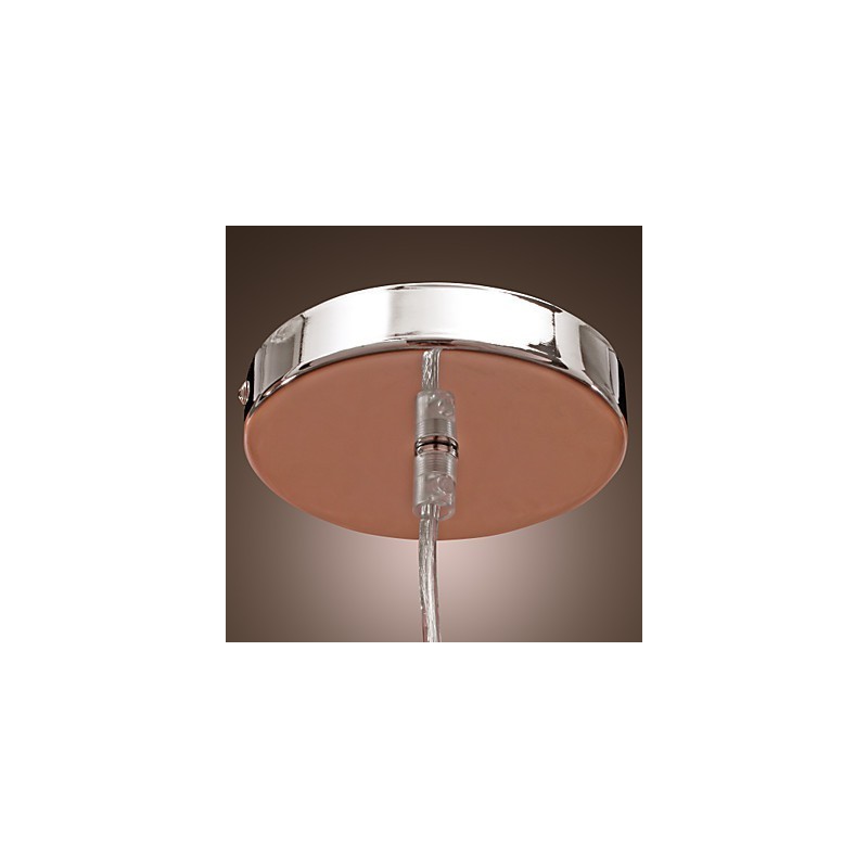 Crystal Drop Pendant Light in Cylinder Style