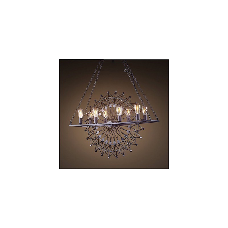 The Skyscraper Wheel Pendant Lamp Industrial Style