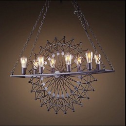 The Skyscraper Wheel Pendant Lamp Industrial Style