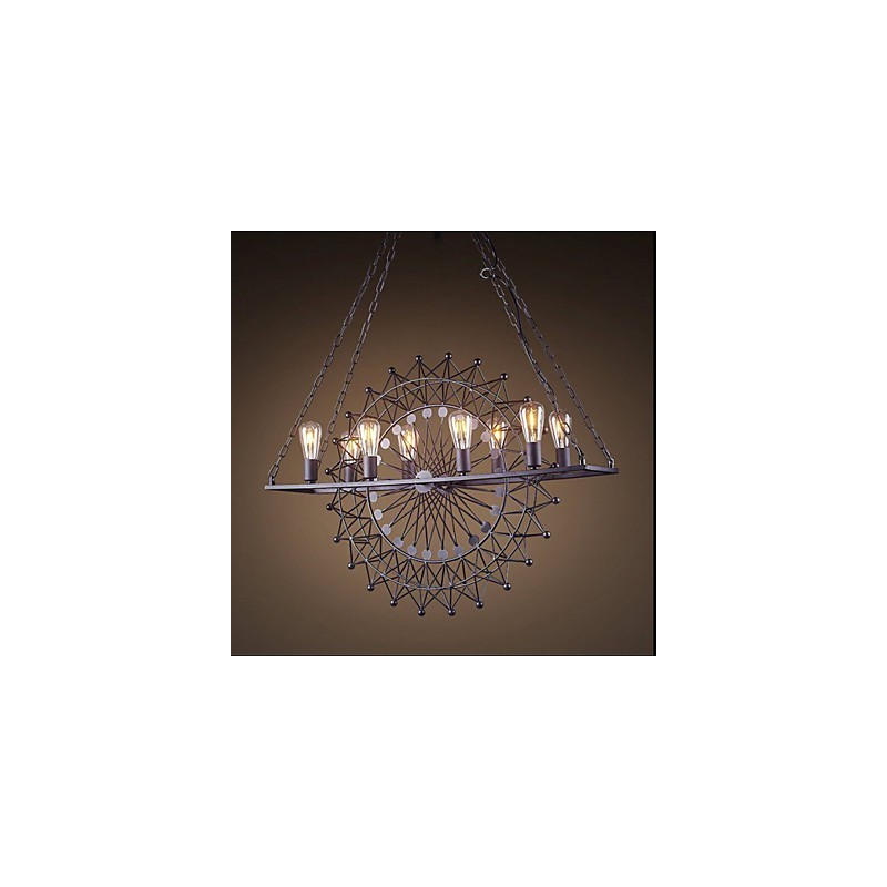 The Skyscraper Wheel Pendant Lamp Industrial Style