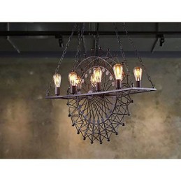 The Skyscraper Wheel Pendant Lamp Industrial Style