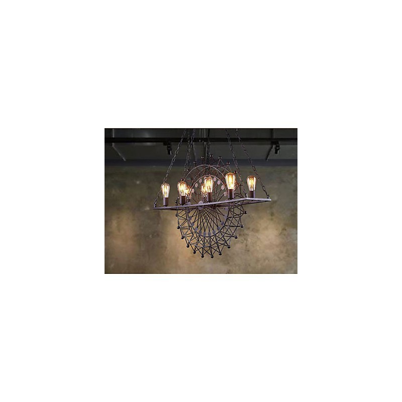 The Skyscraper Wheel Pendant Lamp Industrial Style