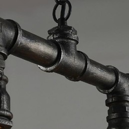 Traditional Classic Vintage Lantern Country Retro Mini Style Painting Metal Pendant Light Dining