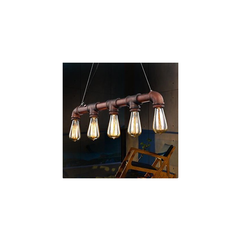 American Country Industrial Porch Loft Conduit Droplight