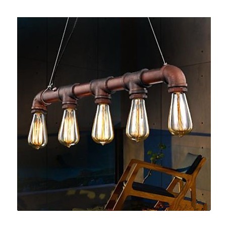 American Country Industrial Porch Loft Conduit Droplight