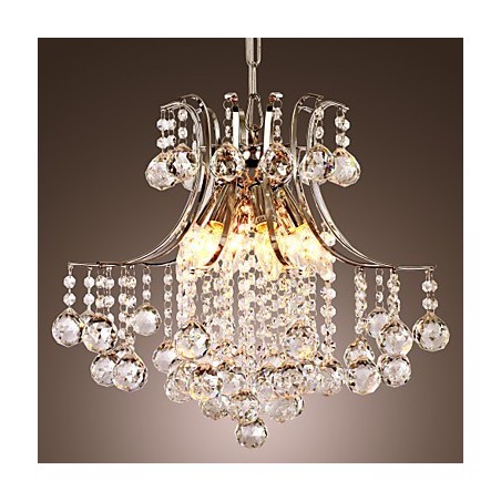 Pendant Light Luxury Modern Crystal Living 6 Lights