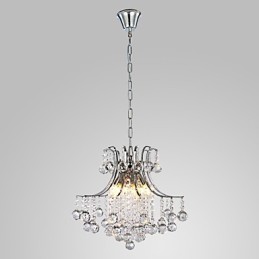 Pendant Light Luxury Modern Crystal Living 6 Lights