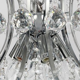 Pendant Light Luxury Modern Crystal Living 6 Lights