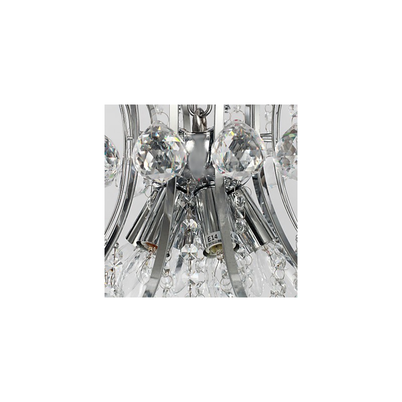 Pendant Light Luxury Modern Crystal Living 6 Lights