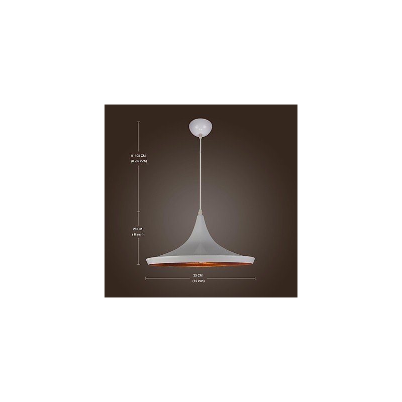 Modern Contemporary Country Retro Painting Metal Pendant Light