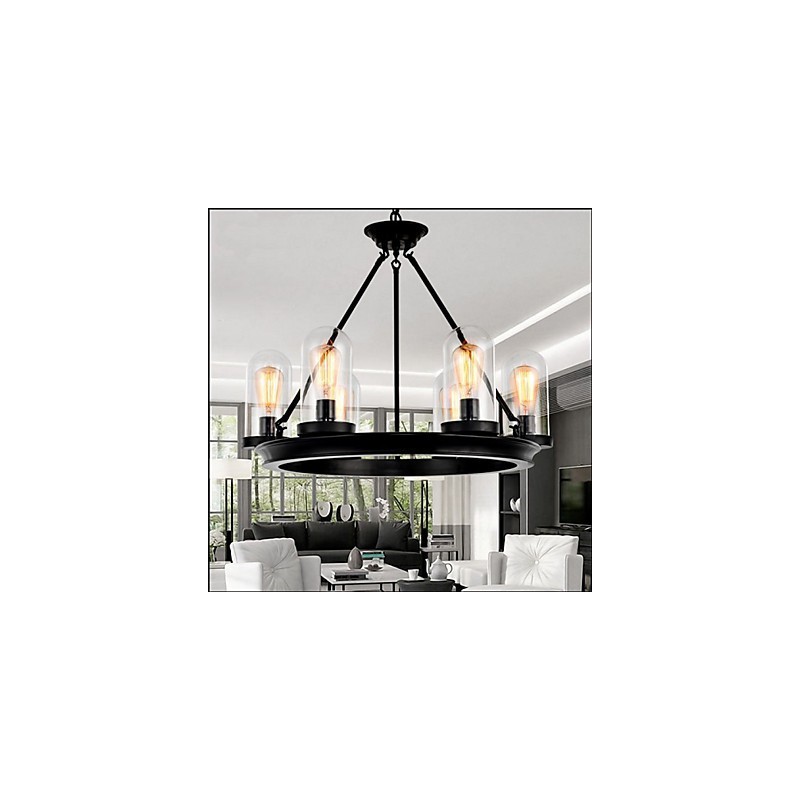 American Retro Round Pendant