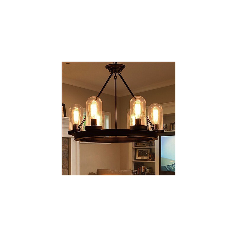 American Retro Round Pendant