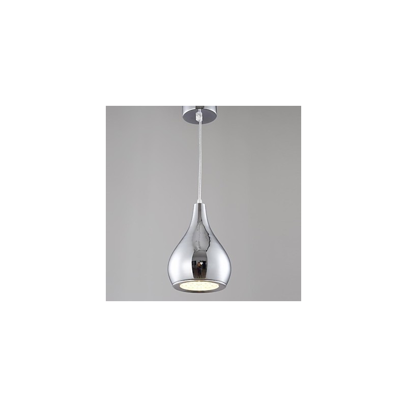 Modern Contemporary Globe Electroplated Metal Pendant Light