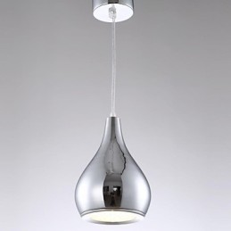 Modern Contemporary Globe Electroplated Metal Pendant Light