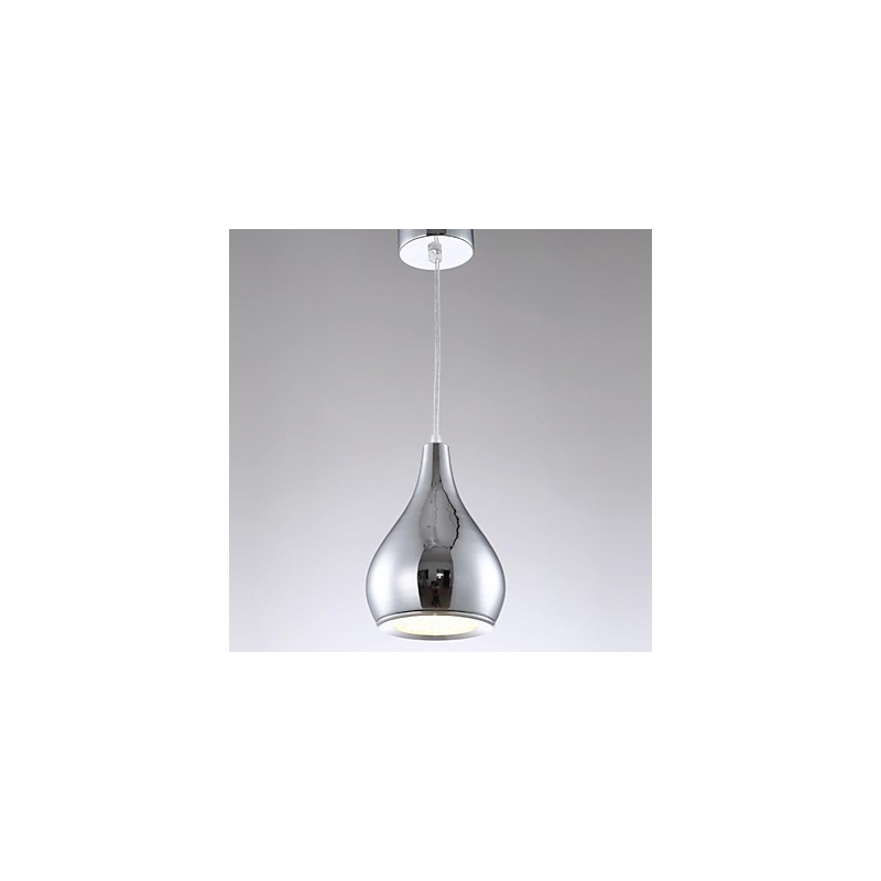 Modern Contemporary Globe Electroplated Metal Pendant Light