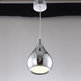 Modern Contemporary Globe Electroplated Metal Pendant Light