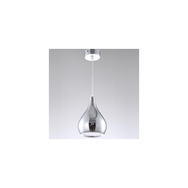 Modern Contemporary Globe Electroplated Metal Pendant Light