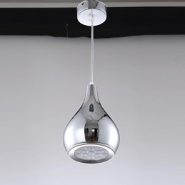Modern Contemporary Globe Electroplated Metal Pendant Light