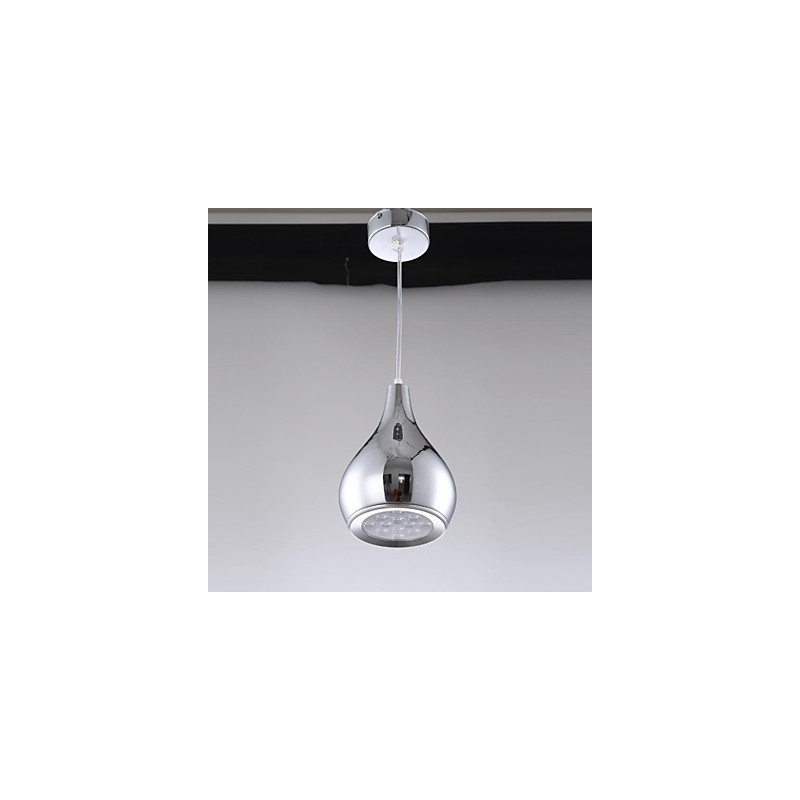 Modern Contemporary Globe Electroplated Metal Pendant Light