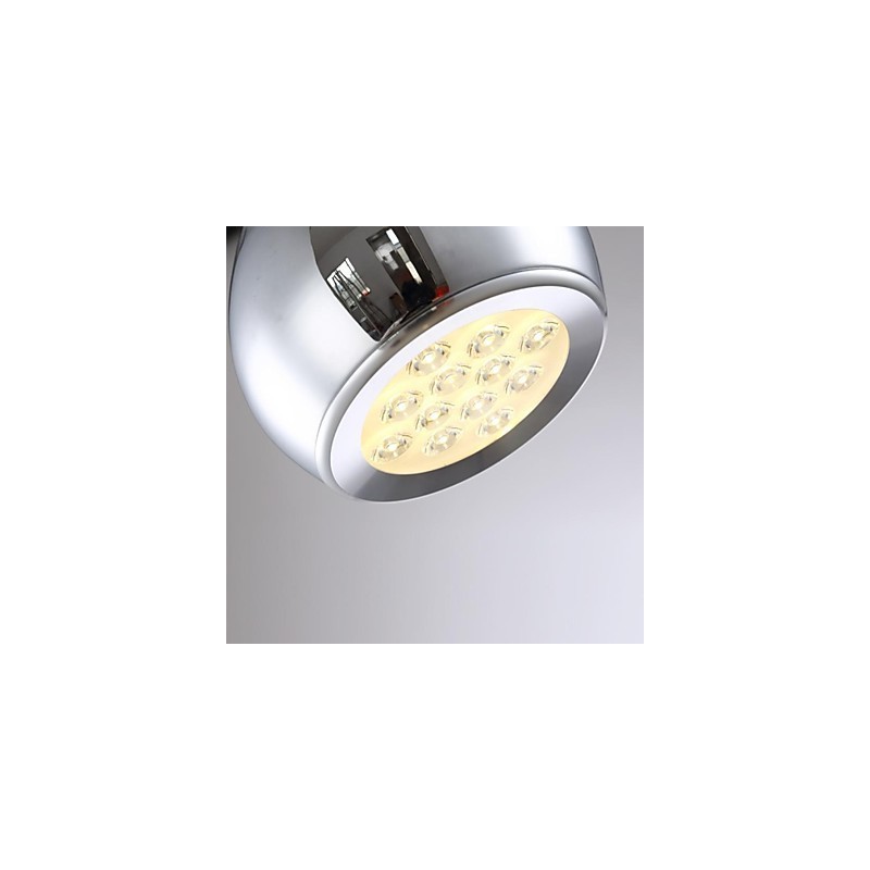 Modern Contemporary Globe Electroplated Metal Pendant Light