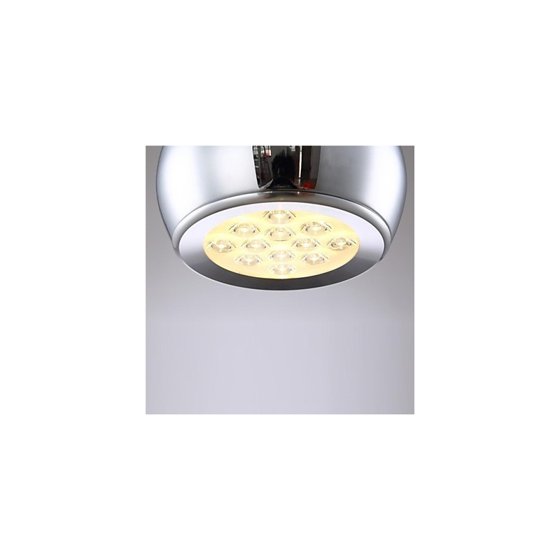 Modern Contemporary Globe Electroplated Metal Pendant Light