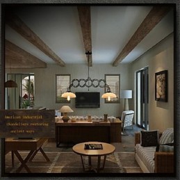 Vintage Stretch Pendant Light Counter Pendant Lamps Industrial Cafe suspension luminaires Lighting