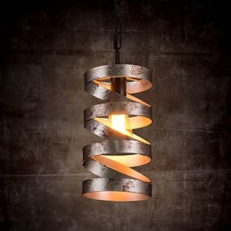 Pendant 1 Light Vintage Minimalist Iron Painting