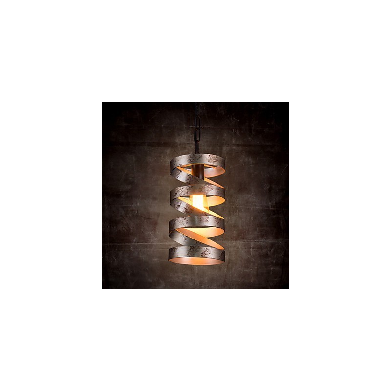 Pendant 1 Light Vintage Minimalist Iron Painting