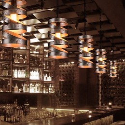 Pendant 1 Light Vintage Minimalist Iron Painting