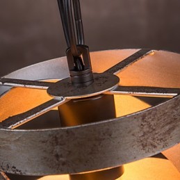 Pendant 1 Light Vintage Minimalist Iron Painting