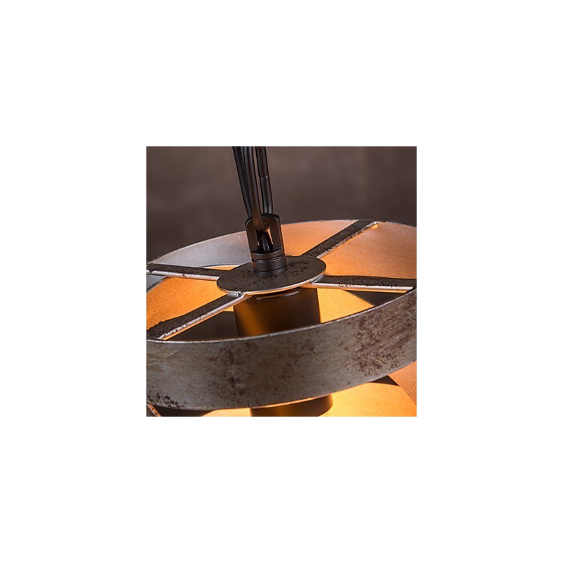 Pendant 1 Light Vintage Minimalist Iron Painting