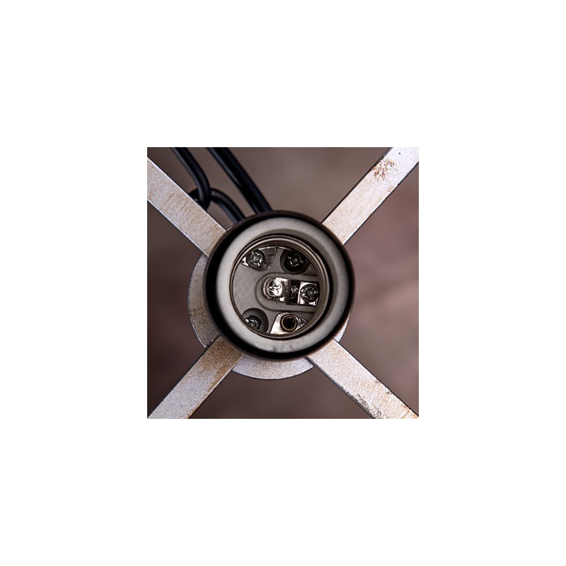 Pendant 1 Light Vintage Minimalist Iron Painting