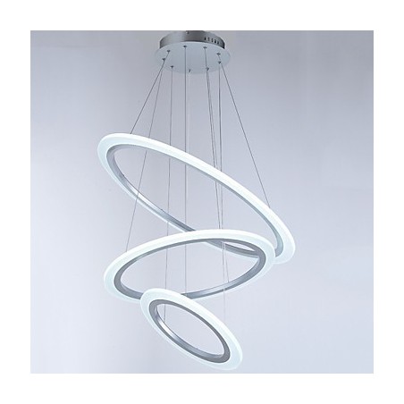 Acrylic Pendant Light Lamps Chandelier Ceiling Lighting with DIY 3 Rings