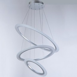 Acrylic Pendant Light Lamps Chandelier Ceiling Lighting with DIY 3 Rings