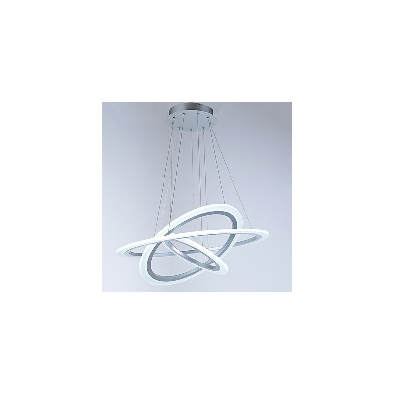 Acrylic Pendant Light Lamps Chandelier Ceiling Lighting with DIY 3 Rings