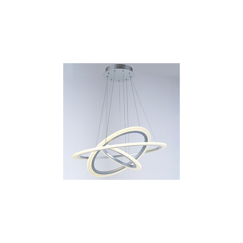 Acrylic Pendant Light Lamps Chandelier Ceiling Lighting with DIY 3 Rings