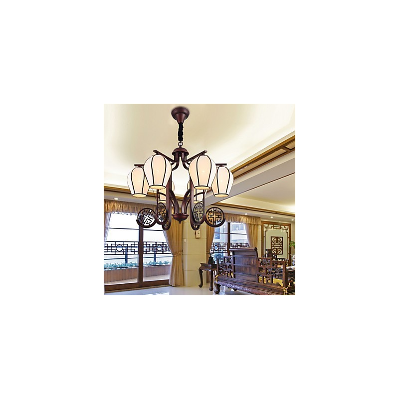 Rustic Lodge Vintage Mini Style Electroplated Metal Chandelier