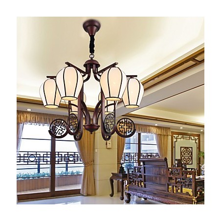 Rustic Lodge Vintage Mini Style Electroplated Metal Chandelier