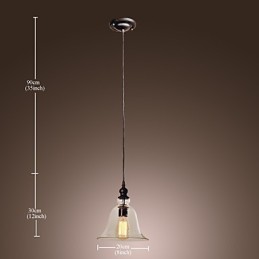 Traditional Classic Vintage Bowl Mini Style Electroplated Pendant Light